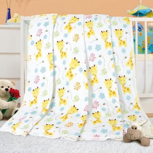 Bellatex Dětská deka Ella Žirafky, 100 x 155 cm Bellatex Dětská deka Ella Žirafky, 100 x 155 cm