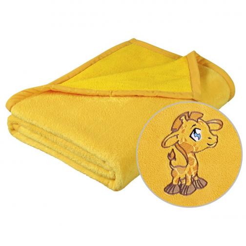 Bellatex dětská deka Korall micro Žirafa, 75 x 100 cm Bellatex dětská deka Korall micro Žirafa, 75 x 100 cm