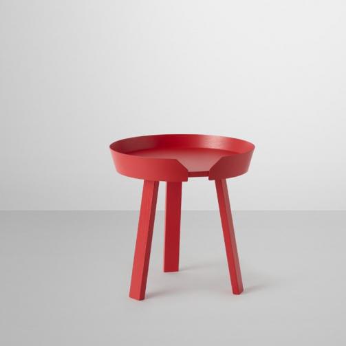 Muuto konferenční stolek Around 45 cm malý, červený Muuto konferenční stolek Around 45 cm malý, červený