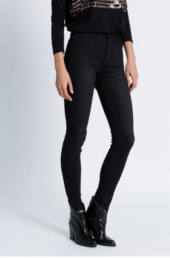 Wrangler - Džíny High Skinny Real Black Baza Wrangler - Džíny High Skinny Real Black Baza