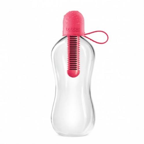 Bobble Láhev na pití se silikonovým víčkem 0,55l, Neon pink Bobble Láhev na pití se silikonovým víčkem 0,55l, Neon pink