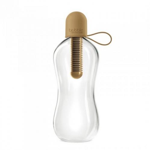 Bobble Láhev na pití se silikonovým víčkem 0,55l, Gold Bobble Láhev na pití se silikonovým víčkem 0,55l, Gold