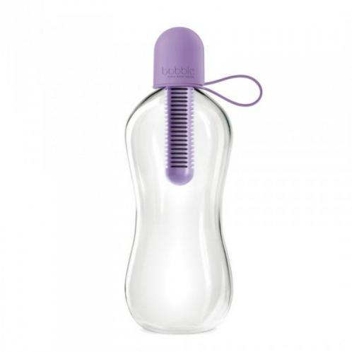 Bobble Láhev na pití se silikonovým víčkem 0,55l, fialová Bobble Láhev na pití se silikonovým víčkem 0,55l, fialová