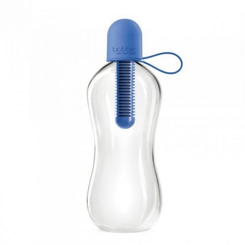 Bobble Láhev na pití se silikonovým víčkem 0,55l, tmavě modrá Bobble Láhev na pití se silikonovým víčkem 0,55l, tmavě modrá