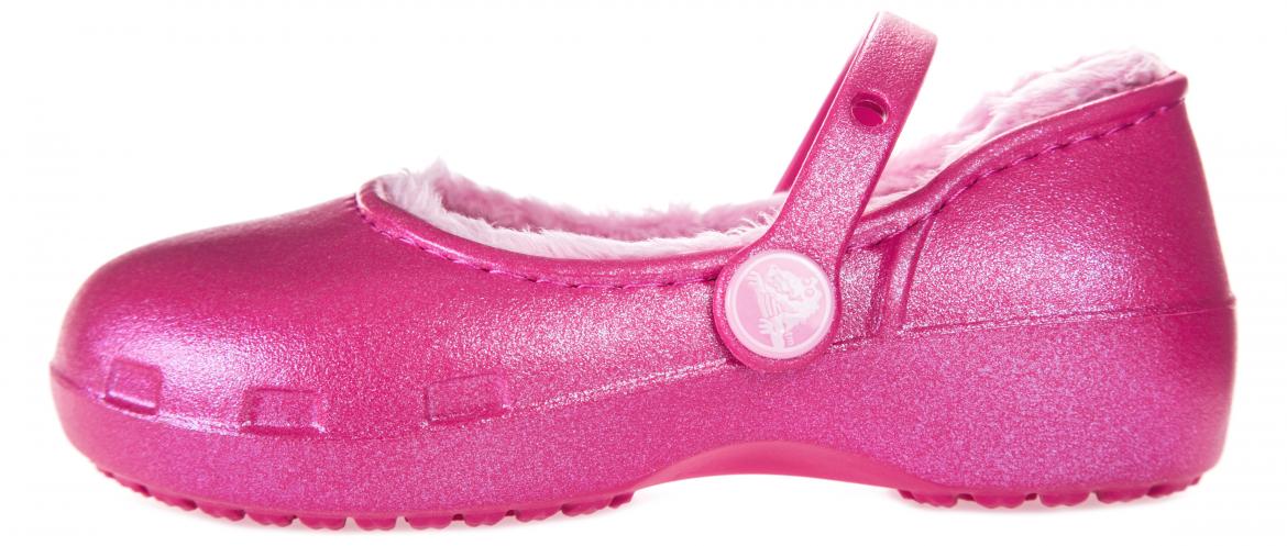 Karin Fuzz Lined Clog Baleríny dětské Crocs Karin Fuzz Lined Clog Baleríny dětské Crocs