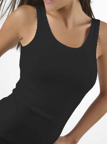 AB Tricot Dámská košilka, PDC 003 S TOP BLACK SET OF 2 (2 kusy) AB Tricot Dámská košilka, PDC 003 S TOP BLACK SET OF 2 (2 kusy)