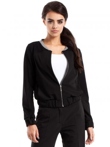 Made of Emotion Dámský bomber MOE230_black Made of Emotion Dámský bomber MOE230_black