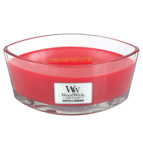 WoodWick Svíčka dekorativní váza WoodWick Ředkev a rebarbora 856647 WoodWick Svíčka dekorativní váza WoodWick Ředkev a rebarbora 856647