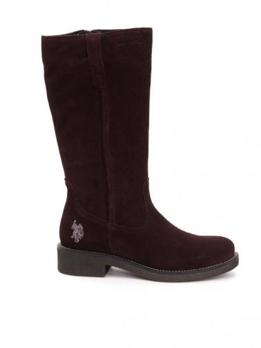 U.S. Polo ASSN. Dámské kozačky SD29USP00070_BURGUNDY U.S. Polo ASSN. Dámské kozačky SD29USP00070_BURGUNDY