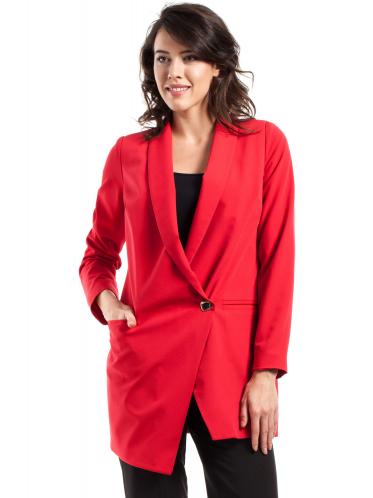 BeWear Dámské sako BW048_red BeWear Dámské sako BW048_red