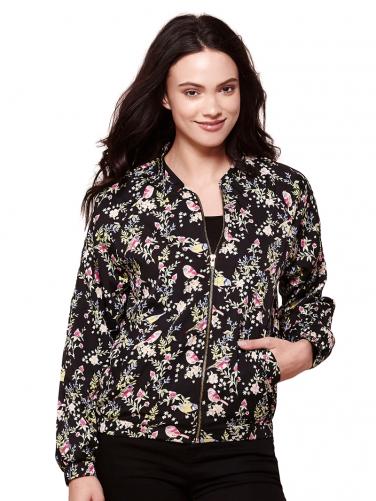 Yumi Dámský bomber YM423_Black Yumi Dámský bomber YM423_Black