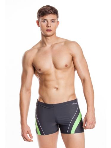 Aquaspeed Pánské plavky SHORTS DENNIS GREY/GREEN Aquaspeed Pánské plavky SHORTS DENNIS GREY/GREEN