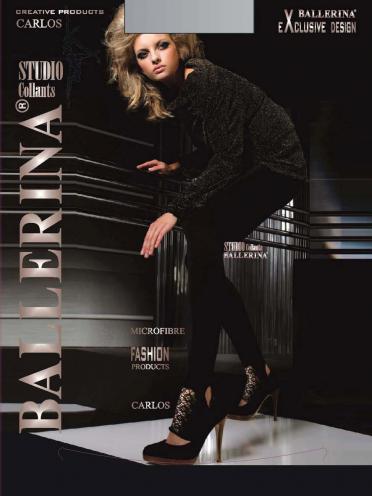 Ballerina Dámské legíny CARLOS-LEGGING-BLACK-60DEN Ballerina Dámské legíny CARLOS-LEGGING-BLACK-60DEN