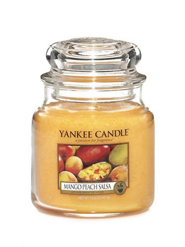 Yankee candle Svíčka ve skleněné dóze - Salza z manga a broskví 169644 Yankee candle Svíčka ve skleněné dóze - Salza z manga a broskví 169644
