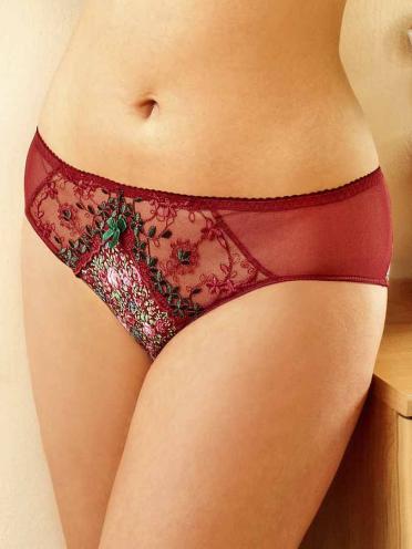 Benefit Maman Dámské kalhotky FIORI LIGHT BURGUND SLIP Benefit Maman Dámské kalhotky FIORI LIGHT BURGUND SLIP