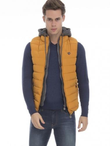 Denim Culture Pánská zimní prošívaná vesta 708_38SENF Denim Culture Pánská zimní prošívaná vesta 708_38SENF
