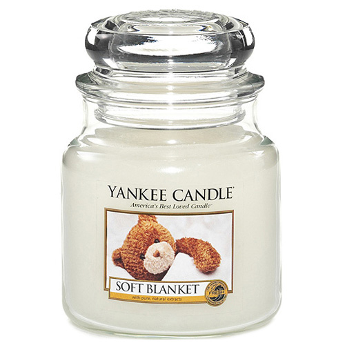 Yankee candle Svíčka ve skleněné dóze Yankee Candle - Jemná přikrývka 169633 Yankee candle Svíčka ve skleněné dóze Yankee Candle - Jemná přikrývka 169633