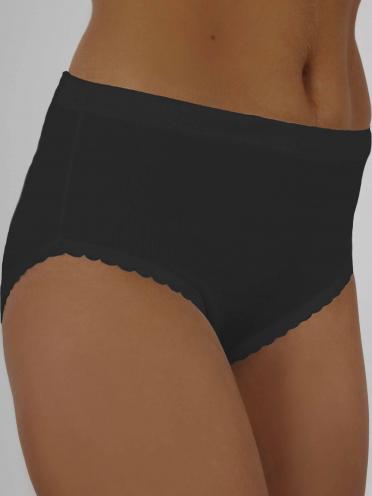 AB Tricot Dámské kalhotky FDM 001 S BRIEF BLACK SET OF 2 (2 kusy) AB Tricot Dámské kalhotky FDM 001 S BRIEF BLACK SET OF 2 (2 kusy)