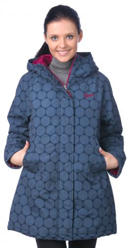 Brakeburn Dámský kabát BBLJKT01063F15_aw15 modrá Brakeburn Dámský kabát BBLJKT01063F15_aw15 modrá