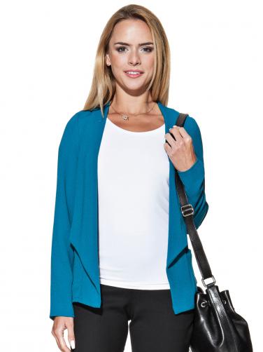 By Hellene Dámské sako FW2-5014-turquise By Hellene Dámské sako FW2-5014-turquise