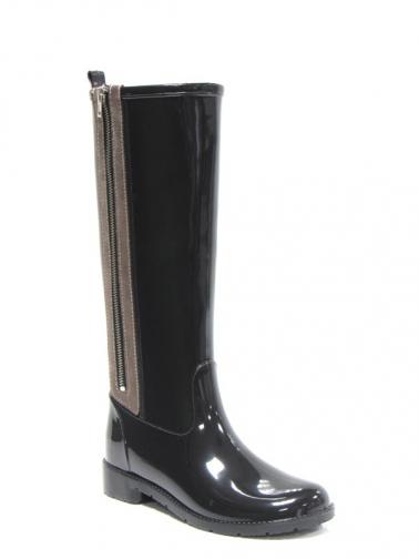 Favolla Dámské holínky Ribot Nero Zip Inserto Scamosciato Beige Favolla Dámské holínky Ribot Nero Zip Inserto Scamosciato Beige