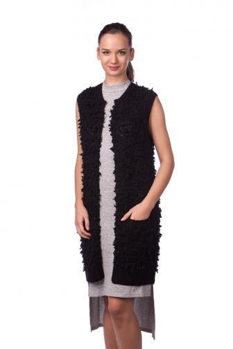 Brave Soul Dámská vesta Mccartney_aw15 černá Brave Soul Dámská vesta Mccartney_aw15 černá