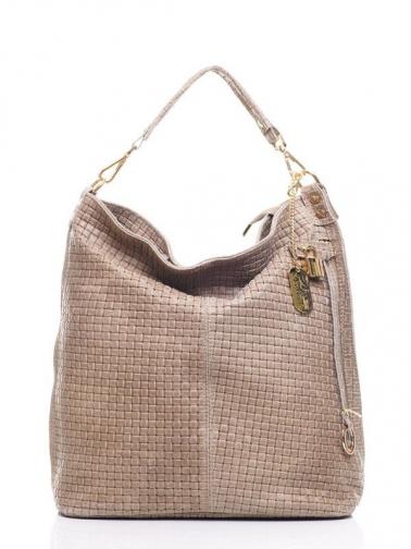 Anna Morellini Dámská kabelka, 42x38x17 cm, WB112041-TAUPE Anna Morellini Dámská kabelka, 42x38x17 cm, WB112041-TAUPE