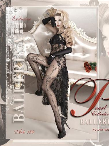 Ballerina Dámské punčocháče 134-TIGHTS-BLACK Ballerina Dámské punčocháče 134-TIGHTS-BLACK