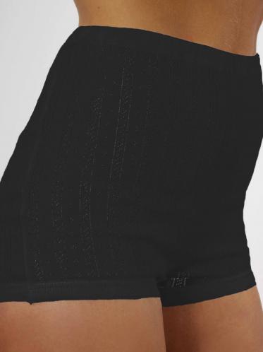 AB Tricot Dámské kalhotky RDM 005 W SHORTY BLACK SET OF 2 (2 kusy) AB Tricot Dámské kalhotky RDM 005 W SHORTY BLACK SET OF 2 (2 kusy)