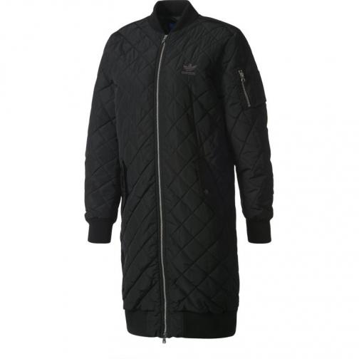 Adidas long bomber - černá Adidas long bomber - černá