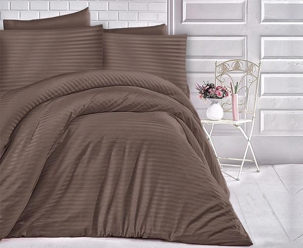 Atlasové povlečení hnědé Jednolůžko - standard, přikrývka: 1ks 140x200 cm, polštář: 1ks 90x70 cm, gramáž: 125 g/m2 Bavlněný satén Atlasové povlečení hnědé Jednolůžko - standard, přikrývka: 1ks 140x200 cm, polštář: 1ks 90x70 cm, gramáž: 125 g/m2 Bavlněný satén