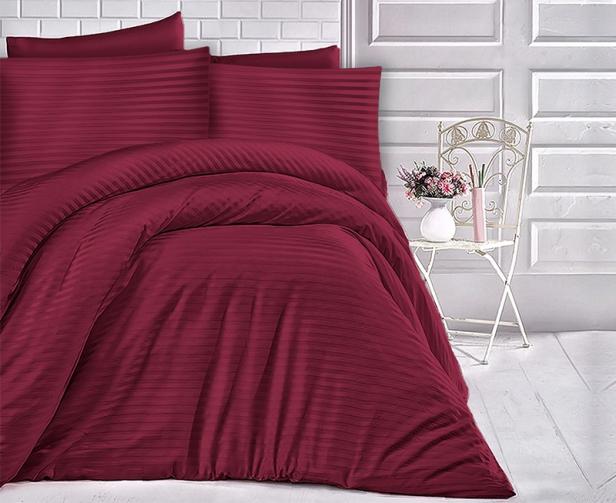 Atlasové povlečení bordó Jednolůžko - standard, přikrývka: 1ks 140x200 cm, polštář: 1ks 90x70 cm, gramáž: 125 g/m2 Bavlněný satén Atlasové povlečení bordó Jednolůžko - standard, přikrývka: 1ks 140x200 cm, polštář: 1ks 90x70 cm, gramáž: 125 g/m2 Bavlněný satén