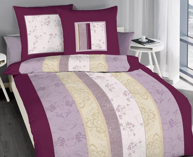 Povlečení Nobles fialové Jednolůžko - standard, přikrývka: 1ks 140x200 cm, polštář: 1ks 90x70 cm bavlna Povlečení Nobles fialové Jednolůžko - standard, přikrývka: 1ks 140x200 cm, polštář: 1ks 90x70 cm bavlna