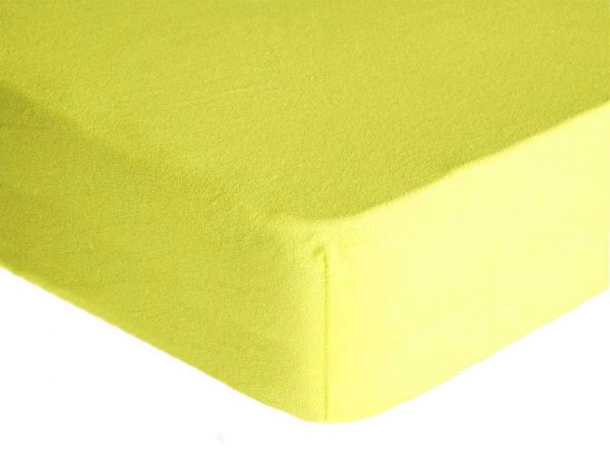 Forbyt, Prostěradlo, Froté Premium, světle žluté 70 x 140 cm Forbyt, Prostěradlo, Froté Premium, světle žluté 70 x 140 cm