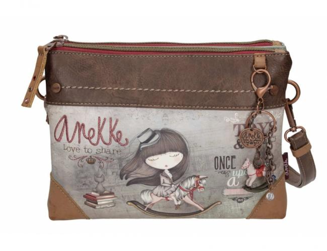 Anekke hnědá střední crossbody kabelka Stories Anekke hnědá střední crossbody kabelka Stories