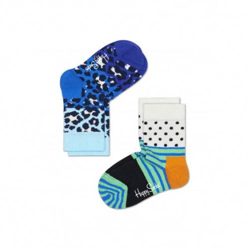 Happy Socks modro-zelená sada dětských ponožek Happy Socks modro-zelená sada dětských ponožek
