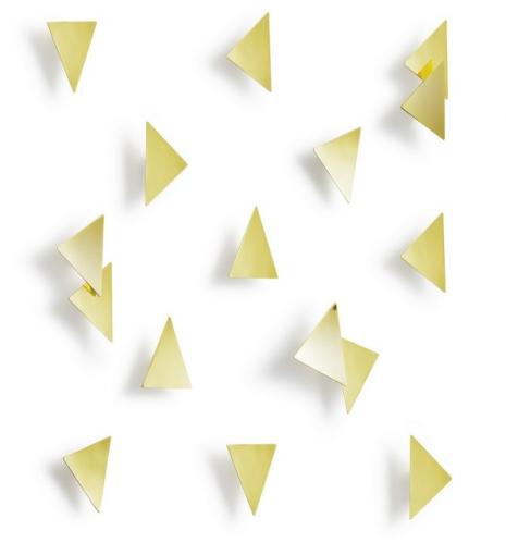Dekorace na zeď Umbra CONFETTI TRIANGLES - zlatá Dekorace na zeď Umbra CONFETTI TRIANGLES - zlatá