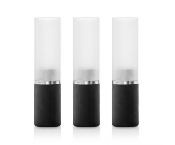 Svícny set 3 ks Blomus FARO - černé Svícny set 3 ks Blomus FARO - černé