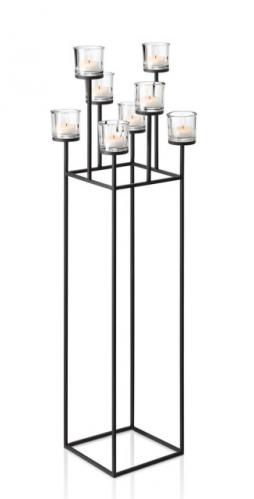 Stojací svícen na 8 svíček Blomus NERO Stojací svícen na 8 svíček Blomus NERO