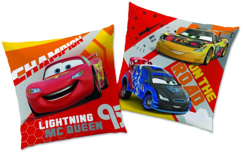 CTI CTI Polštářek Cars (Auta) Go Go Go 40x40 cm CTI CTI Polštářek Cars (Auta) Go Go Go 40x40 cm