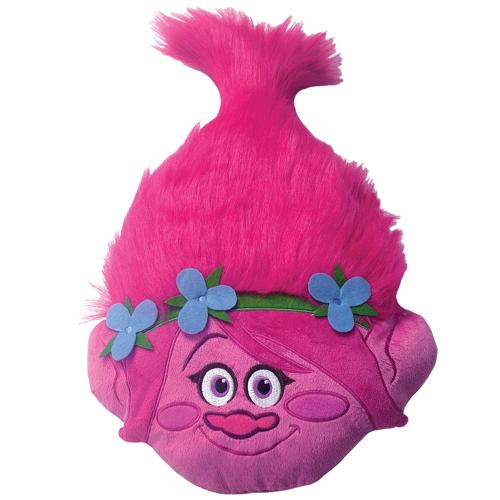 CTI CTI 3D hlava polštářek Trolls (Trollové) Poppy head 33x54 cm CTI CTI 3D hlava polštářek Trolls (Trollové) Poppy head 33x54 cm