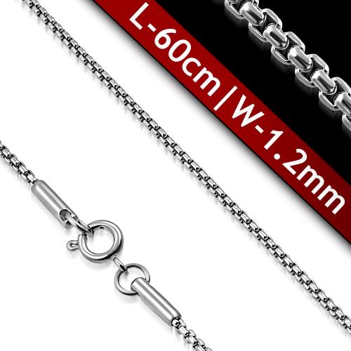 DAMSON Řetízek z oceli 1,2mm/60cm DAMSON Řetízek z oceli 1,2mm/60cm