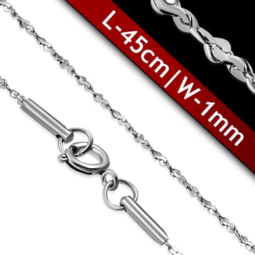 DAMSON Řetízek 316L 1mm/45cm DAMSON Řetízek 316L 1mm/45cm