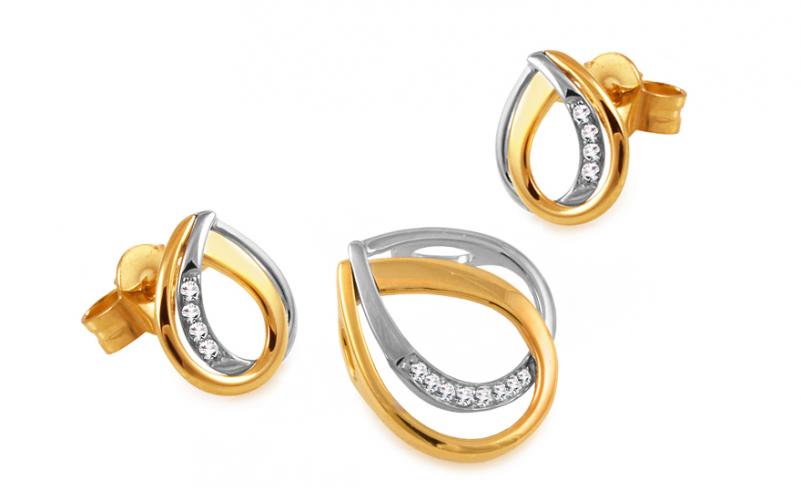 Diamantová souprava 0,060 ct Deluxe Tear DB0029S Diamantová souprava 0,060 ct Deluxe Tear DB0029S
