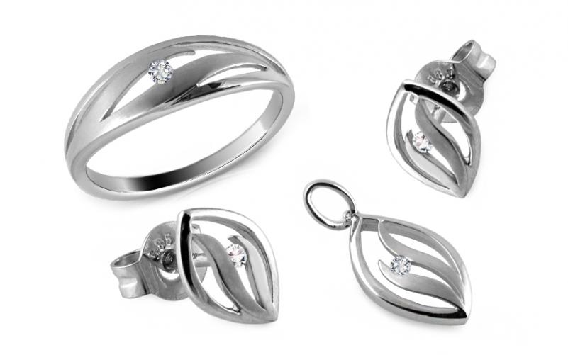 Diamantová souprava 0,080 ct Deluxe Dot DB0026S Diamantová souprava 0,080 ct Deluxe Dot DB0026S