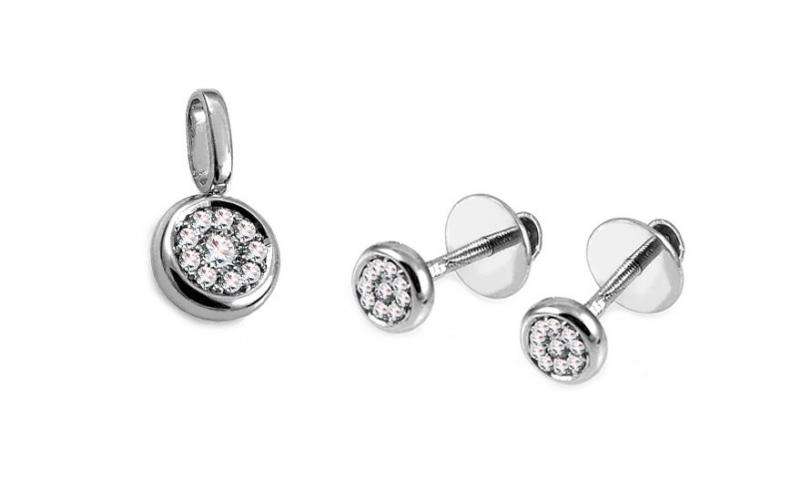 Diamantová souprava 0,230 ct Evonne KU580S Diamantová souprava 0,230 ct Evonne KU580S