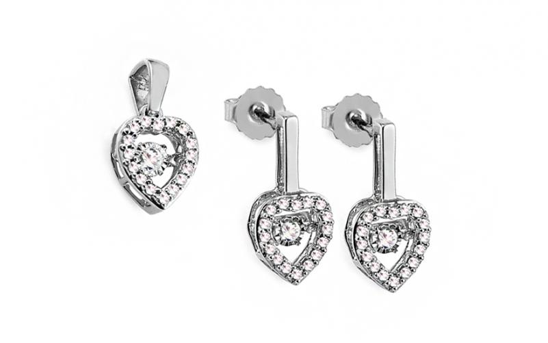 Diamantová souprava 0,370 ct Dancing Diamonds KU723AS Diamantová souprava 0,370 ct Dancing Diamonds KU723AS