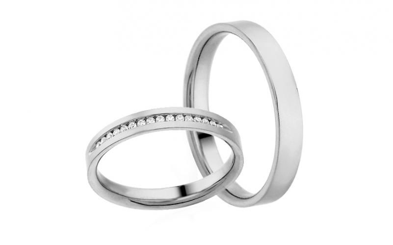 Diamantové snubní prstýnky 0,090 ct Yasmine diamonds 3 mm IZOBBR021A Diamantové snubní prstýnky 0,090 ct Yasmine diamonds 3 mm IZOBBR021A