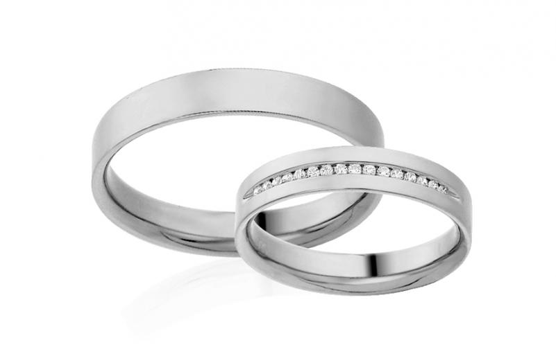Diamantové snubní prstýnky 0,090 ct Yasmine diamonds 4 mm IZOBBR015A Diamantové snubní prstýnky 0,090 ct Yasmine diamonds 4 mm IZOBBR015A