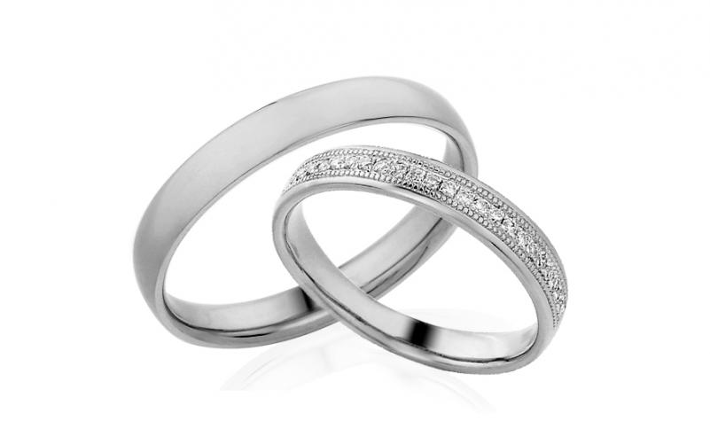 Diamantové snubní prstýnky 0,110 ct Yasmine diamonds 3,5 mm IZOBBR011A Diamantové snubní prstýnky 0,110 ct Yasmine diamonds 3,5 mm IZOBBR011A
